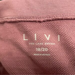Lane Bryant Livi Pink V-Neck Sweater